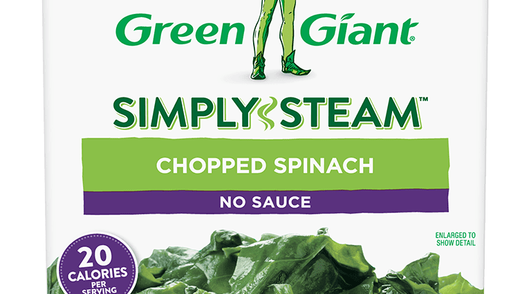 Calorie content Spinach, chopped greens, frozen, boiled, no salt. Chemical composition and nutritional value.
