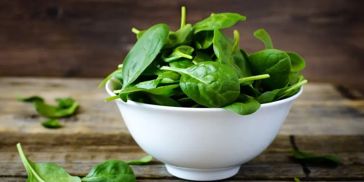 Calorie content Spinach, raw. Chemical composition and nutritional value.