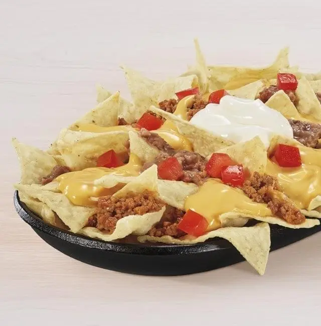 Calorie content TACO BELL, nacho (potato chips). Chemical composition and nutritional value.