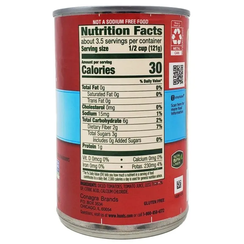 Calorie content Tomatoes (tomatoes), canned in tomato juice, without added salt. Chemical composition and nutritional value.