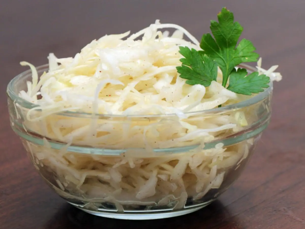 Calorie content White cabbage salad 1-72. Chemical composition and nutritional value.