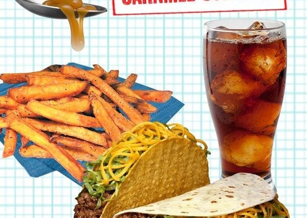 卡路里快餐，炸玉米餅。 化學成分和營養價值。