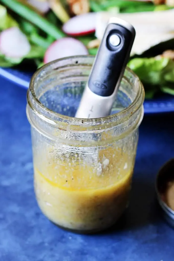 Calorie French salad dressing, homemade recipe. Chemical composition and nutritional value.