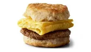 Calorie McDONALD&#8217;S, biscuit with cutlet and egg. Chemical composition and nutritional value.