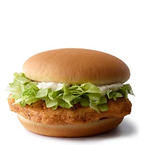 Calorie McDONALD&#8217;S, McCHICKEN sandwich (no mayonnaise). Chemical composition and nutritional value.