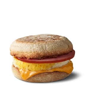 Calorie McDONALD&#8217;S, McMuffin cutlet with egg. Chemical composition and nutritional value.