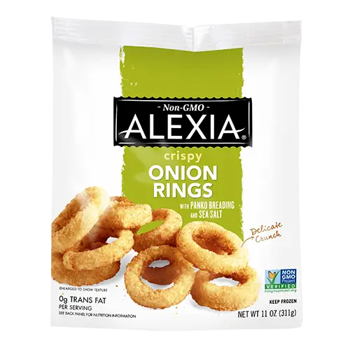 Calorie Onion rings, breaded, frozen, uncooked. Chemical composition and nutritional value.