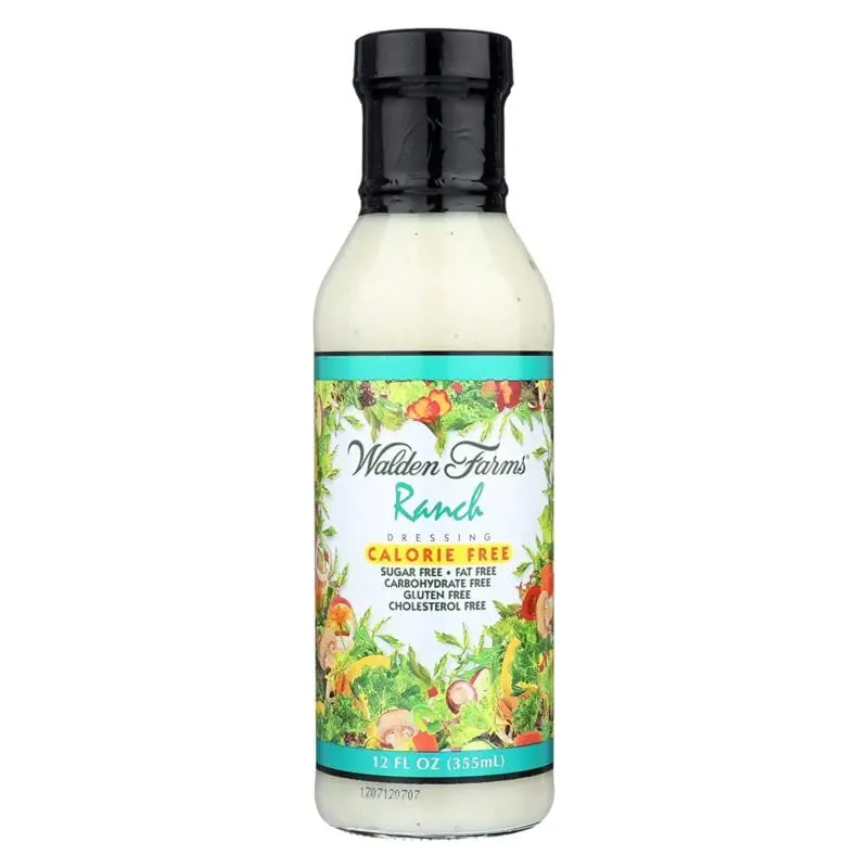 Calorie salad Dressing, Ranch (farm), purchased. Chemical composition and nutritional value.