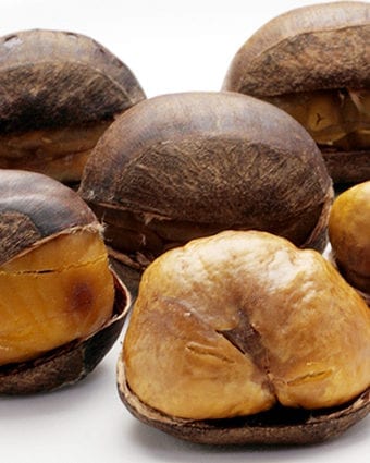 Calorie Steamed Japanese chestnut. Chemical composition and nutritional value.