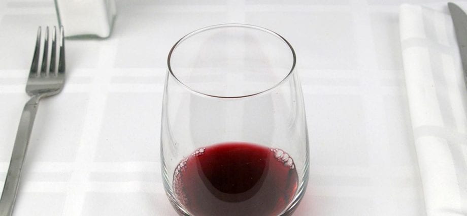 कॅलरी वाइन, टेबल, लाल, शिराळ. रासायनिक रचना आणि पौष्टिक मूल्य.