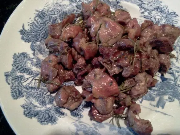 Calories Young turkey, offal and necks, baked. Chemical composition and nutritional value.