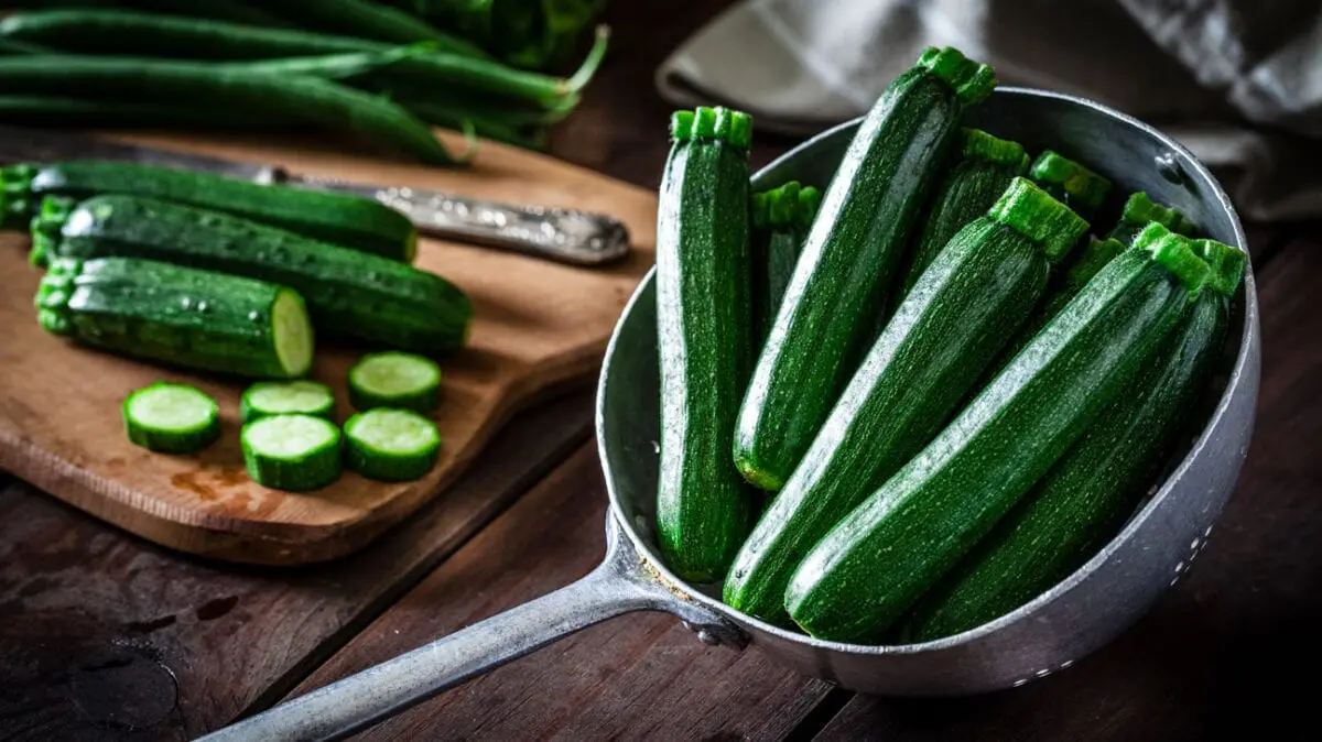 Calorie Zucchini with peel, boiled, with salt. Chemical composition and nutritional value.