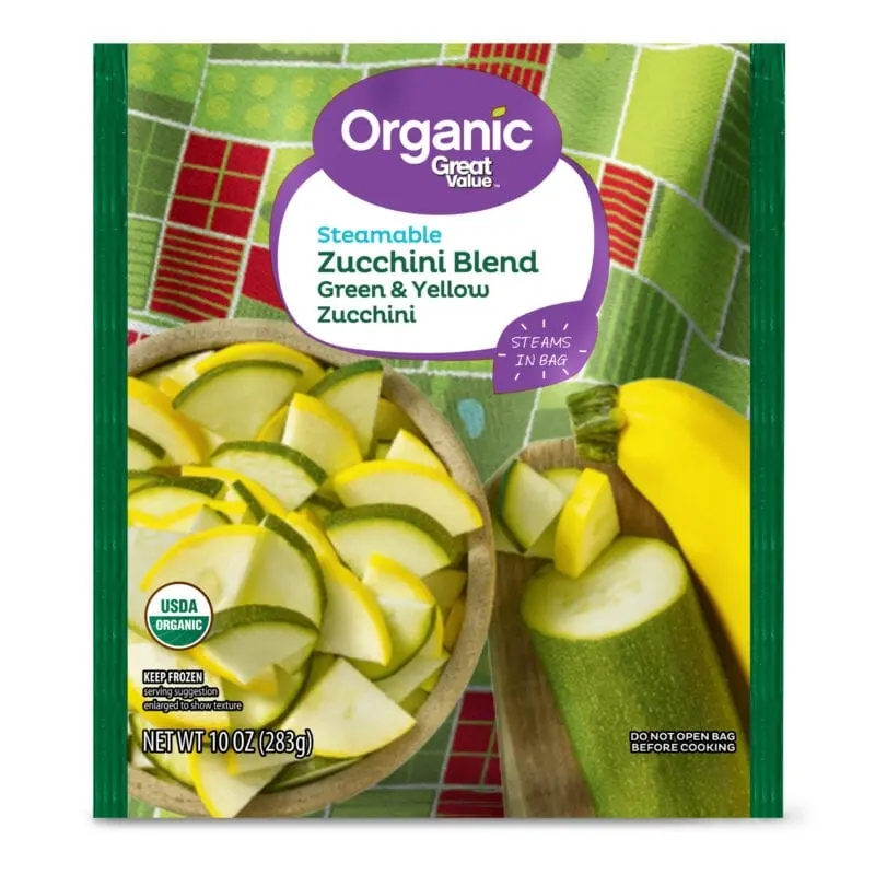 Calorie Zucchini yellow, frozen. Chemical composition and nutritional value.