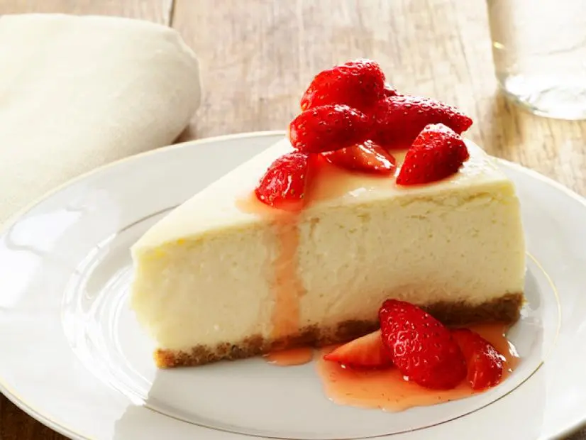 Calories Cheese cake made from dry mix, not baked. Chemical composition and nutritional value.