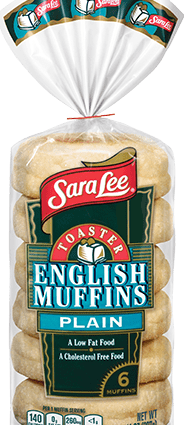 Calories English muffins, plain, toaster, fortified with calcium propionate (E282 &#8211; causes cancer) (including leavened bread). Chemical composition and nutritional value.