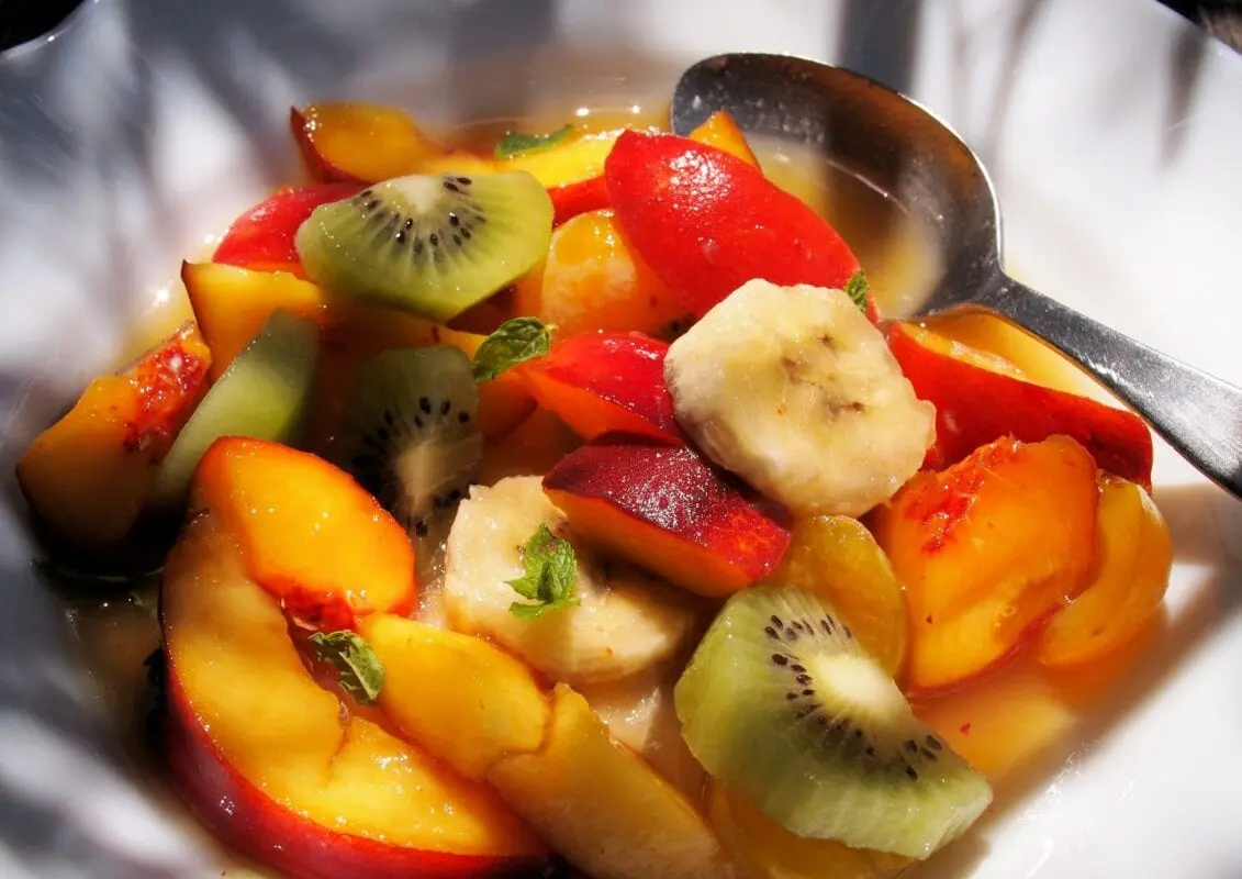 Recipe Fruit Salad. Calorie, chemical composition and nutritional value.