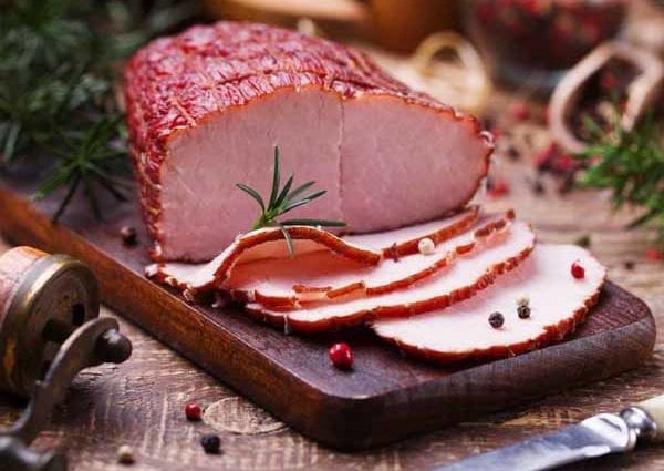 calories in ham 11 fat sliced