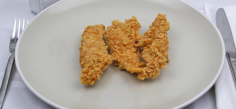 Calories KENTUCKY FRIED CHICKEN, “EXTRA CRISPY” Breaded Chicken, Thighs, Meat and Pelt, as of January 2007. Chemical composition and nutritional value.