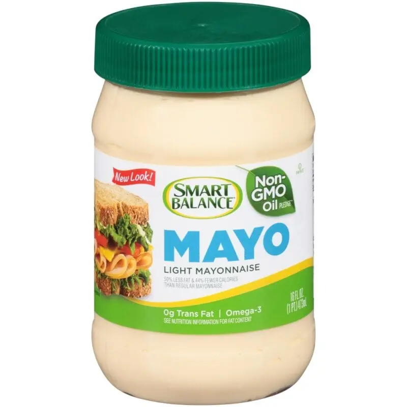 Calories Mayonnaise, lightweight, SMART BALANCE, Omega Plus light, 34% fat. Chemical composition and nutritional value.