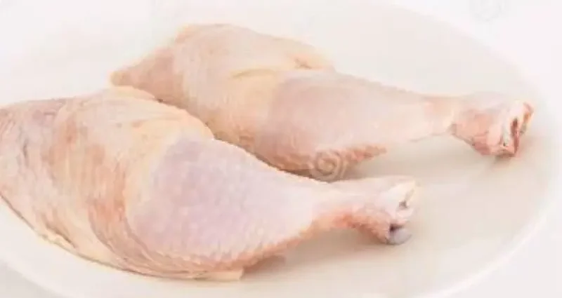 Calories Turkey, chicken, chicken legs, only meat, cooked, fried over an open fire. Chemical composition and nutritional value.