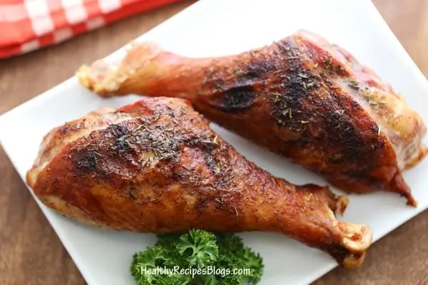 Calories Turkey, chicken legs, baked. Chemical composition and nutritional value.