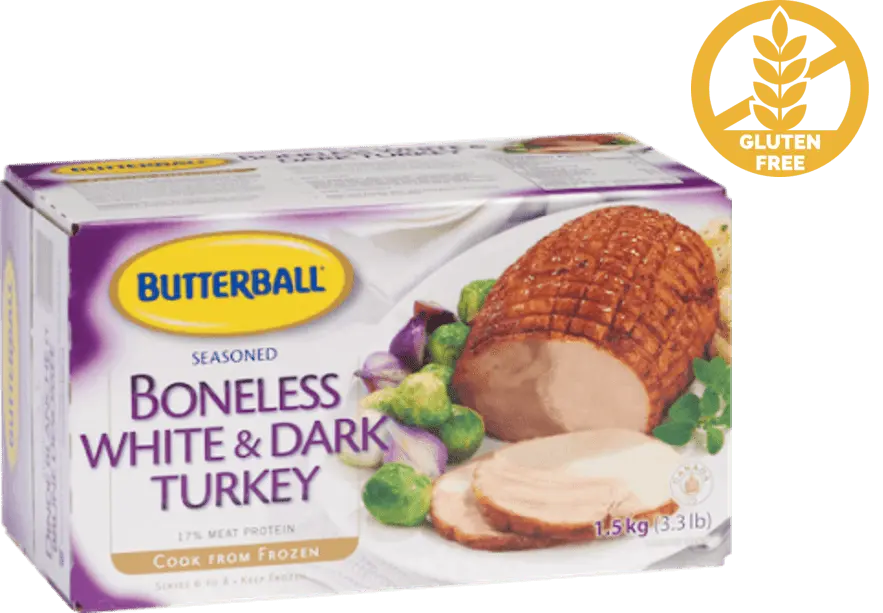 Calories Turkey roll, white and dark meat. Chemical composition and nutritional value.