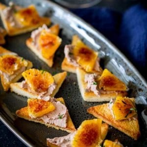 Canapé recipe with pate. Calorie, chemical composition and nutritional value.