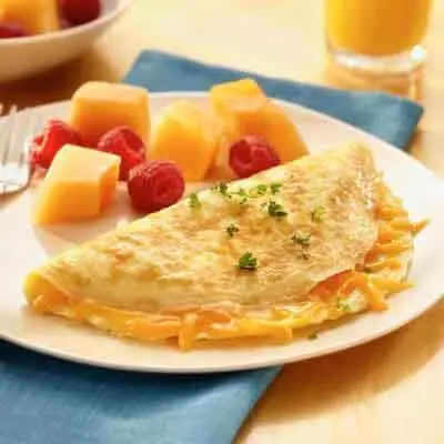 Cheese omelet recipe. Calorie, chemical composition and nutritional value.
