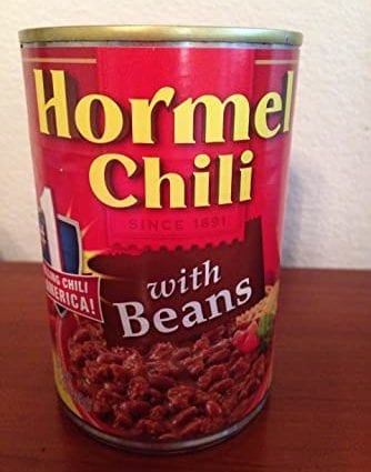 Chili with beans, canned