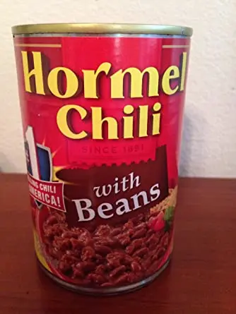 Chili with beans, canned