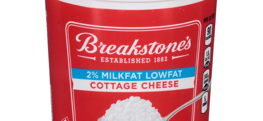 Cottage cheese 2% fat