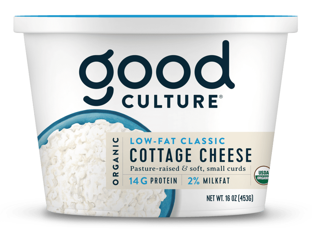 Cottage cheese 6% fat, granulated with cream