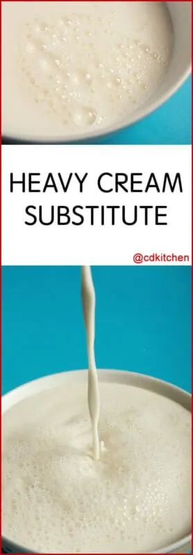 Cream substitute 13,5% fat flavored