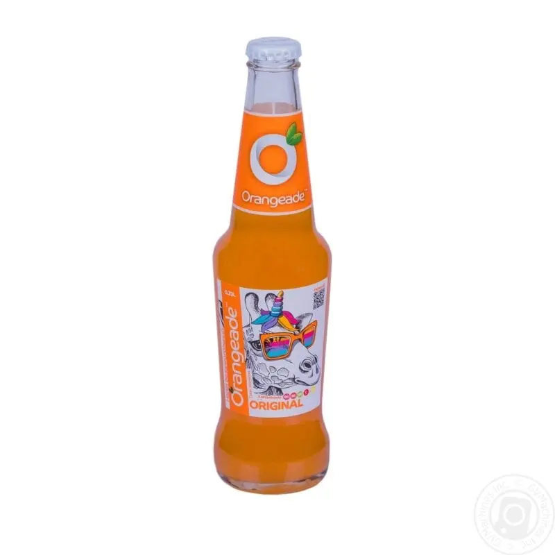 Drink, with orange flavor, for breakfast, with juice and pulp, frozen concentrate