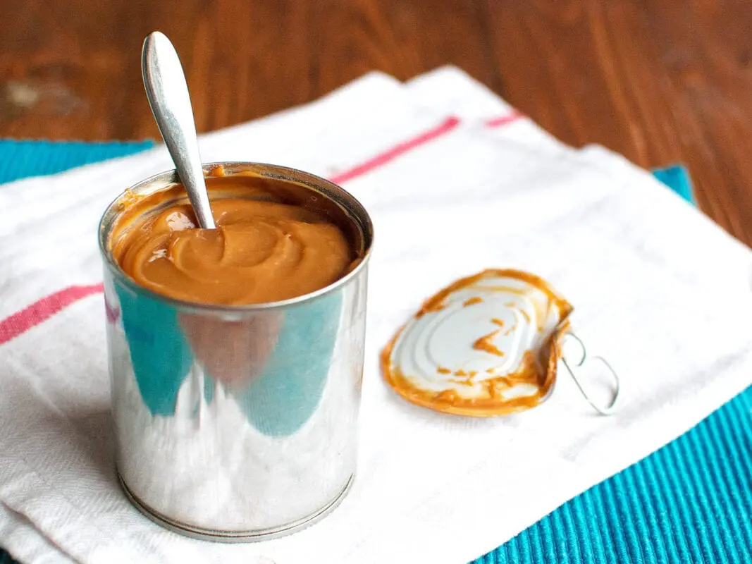 Dulce de leche, boiled condensed milk (Latin American dessert)