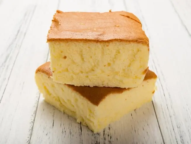 Egg White Sponge Cake Recipe. Calorie, chemical composition and nutritional value.