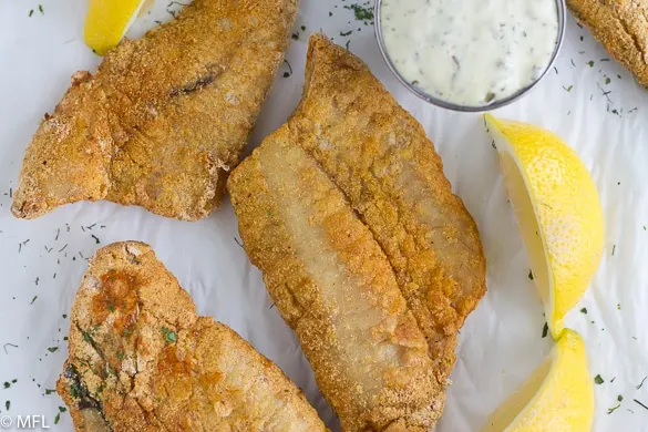 Fish fry recipe. Calorie, chemical composition and nutritional value.