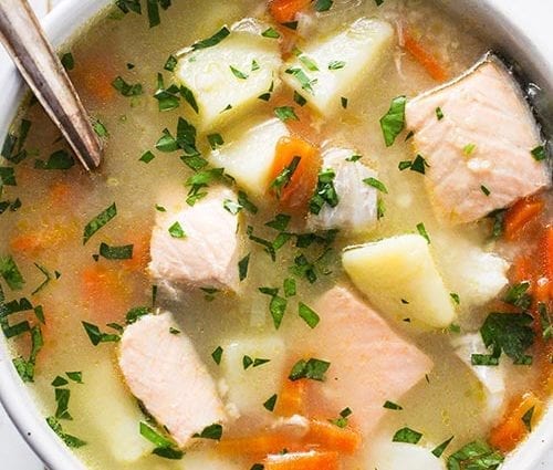 How long to cook herring soup?