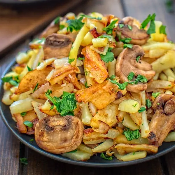 Fried Mushrooms with potatoes 1-242