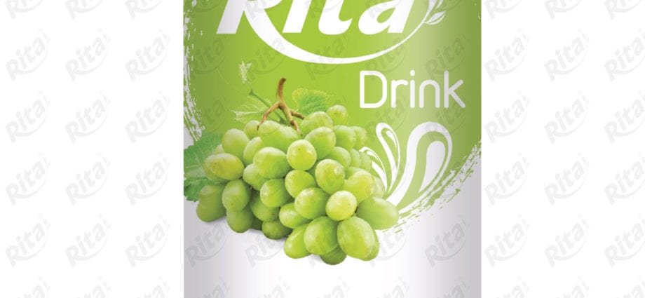 Bebida de jugo de uva, enlatada