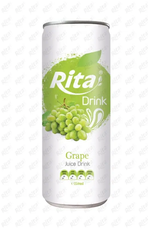 Grape juice drink, canned