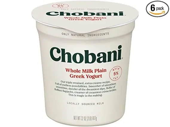 Greek yogurt 4% fat, natural, CHOBANI