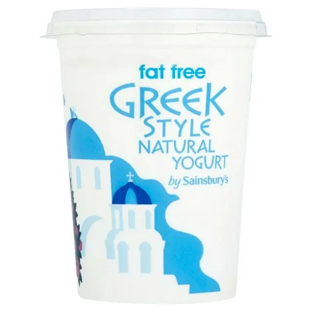 Greek yogurt fat-free, with strawberries, CHOBANI