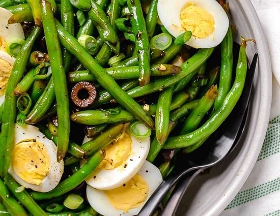 Green Bean Salad Recipe. Calorie, chemical composition and nutritional value.