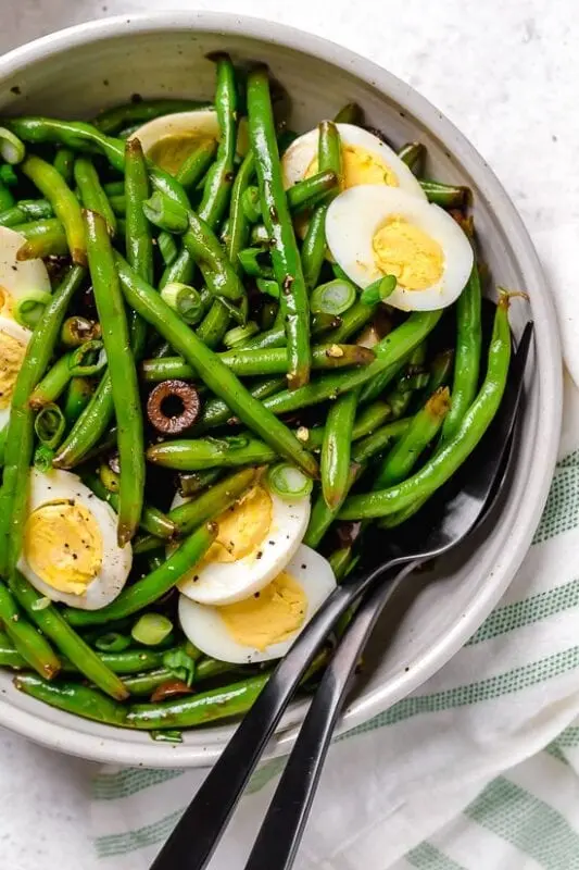 Green Bean Salad Recipe. Calorie, chemical composition and nutritional value.