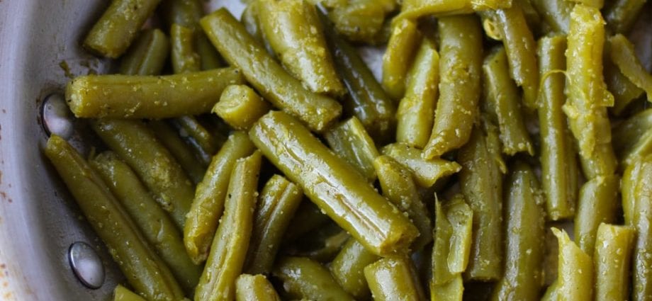 Green Beans, yellow, canned, without salt