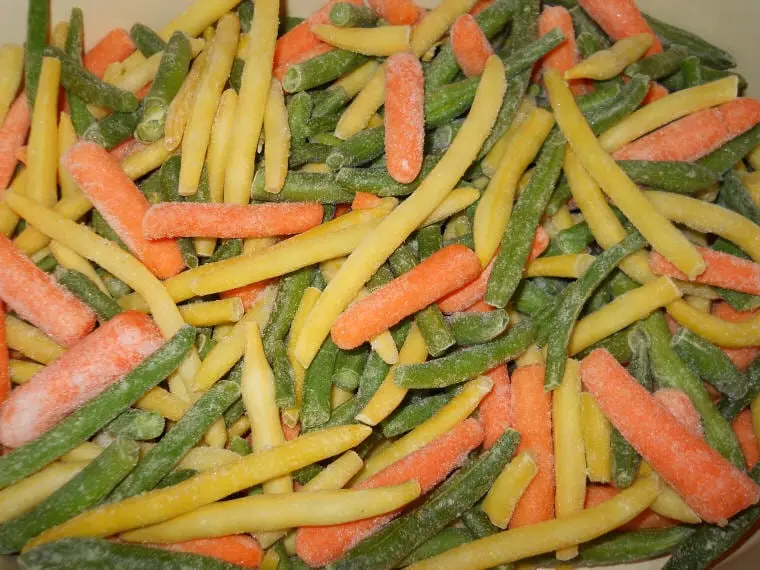 Green Beans, yellow, frozen, cooked, without salt