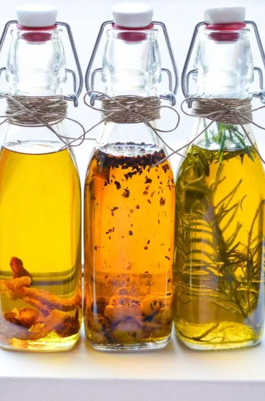 Homemade flavored oil recipe