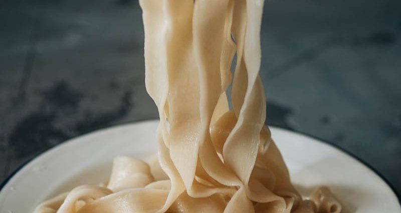 Homemade noodles recipe. Calorie, chemical composition and nutritional value.