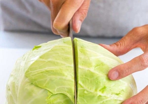 How to chop cabbage and not spend a lot of time and effort on it